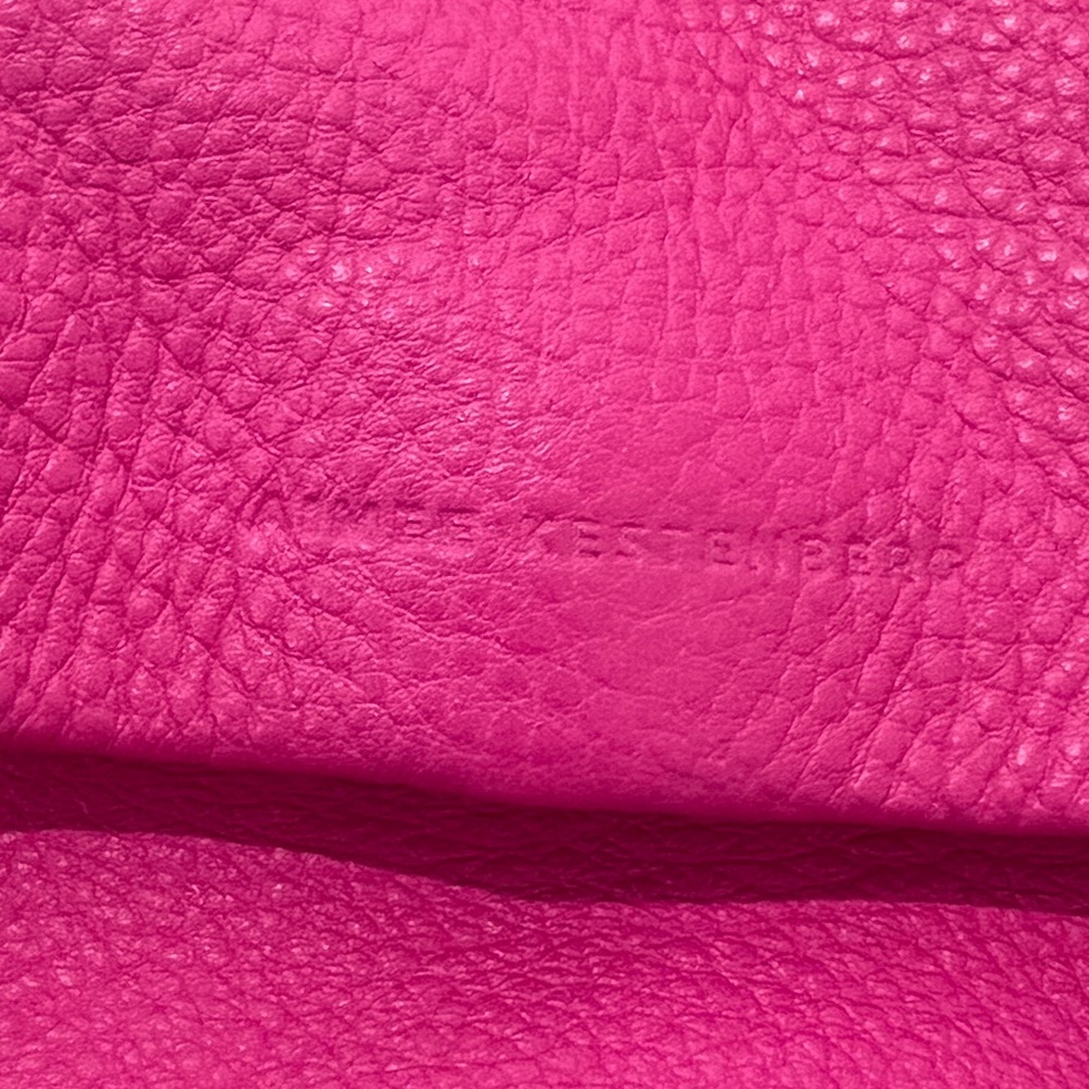 Aimee Kestenberg Leather Crossbody Bag Neon Pink Adjustable Strap - Picture 4 of 5